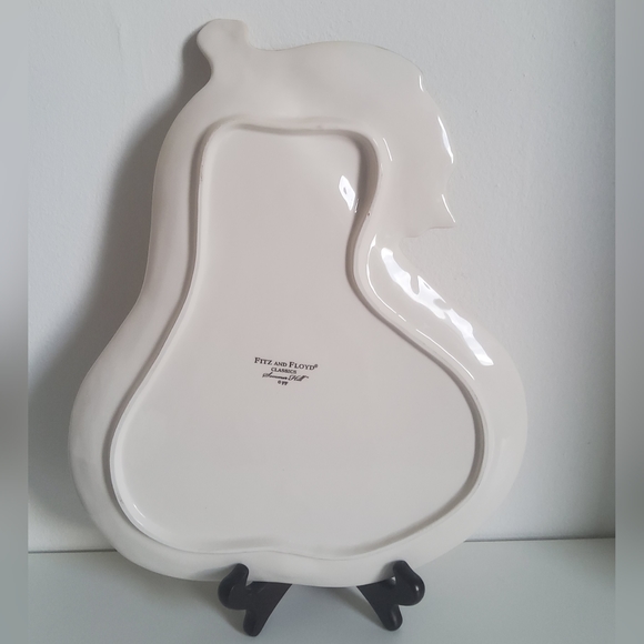 Vintage Ceramic Fitz and Floyd Pear Plate - Picture 5 of 5